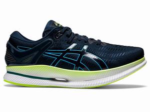 Asics METARIDE Men's Running Shoes Blue / Green | ZDA521803