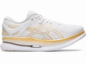 Asics METARIDE Women's Running Shoes White / Gold | LZN534297