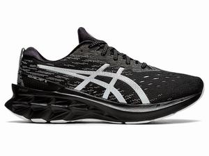 Asics NOVABLAST 2 Men's Running Shoes Black / Silver | RDW872659