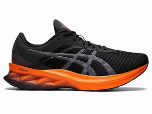 Asics NOVABLAST Men's Running Shoes Black / Grey | TYR541068