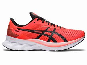 Asics NOVABLAST Men's Running Shoes Orange / Black / Red | TUG901652