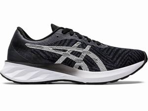 Asics ROADBLAST Women's Running Shoes Black / White | MIU045986