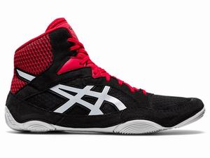 Asics SNAPDOWN 3 Men's Wrestling Shoes Black / White / Brown | UVZ123546