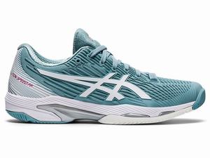 Asics SOLUTION SPEED FF 2 Women's Tennis Shoes White / Blue | YXC708914