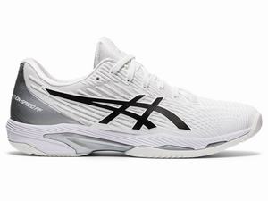 Asics SOLUTION SPEED FF Men's Tennis Shoes Black / White | BOA304619