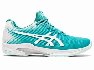 Asics SOLUTION SPEED FF Women's Tennis Shoes White / Blue | BLJ025918