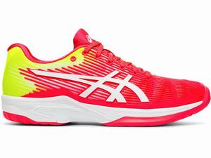 Asics SOLUTION SPEED FF Women's Tennis Shoes White / Pink | KSF461793