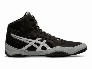 Asics Snapdown 2 Men's Wrestling Shoes Black / Silver / Brown | DPQ094153