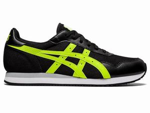 Asics TIGER RUNNER Men's Sneakers Black / Green | AYD107638