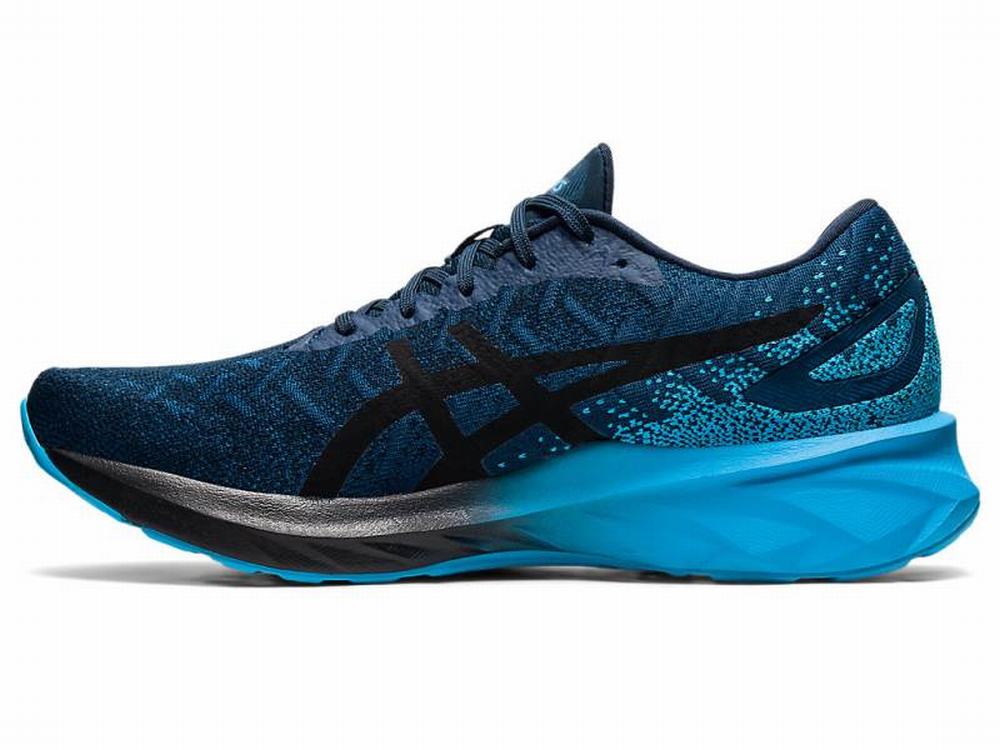 Asics DYNABLAST Men's Running Shoes Black / Blue | ITG317462