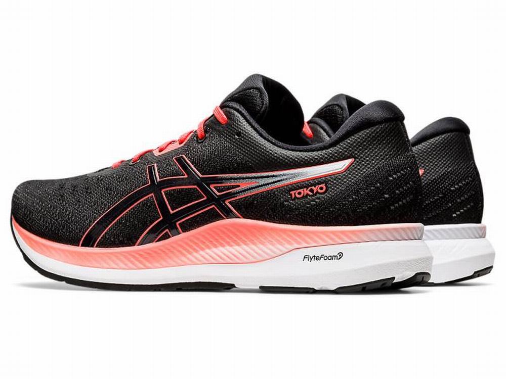 Asics EvoRide TOKYO Men's Running Shoes Black / Orange | KTX826930