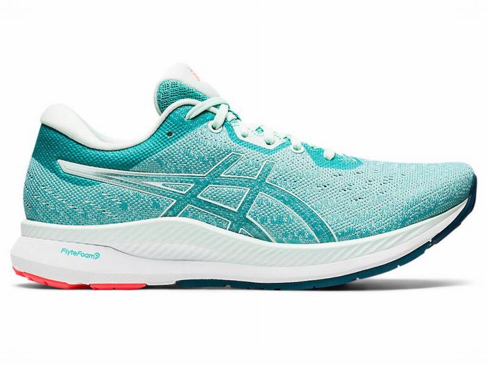 Asics EvoRide Women's Running Shoes Blue / Mint | HJO461378