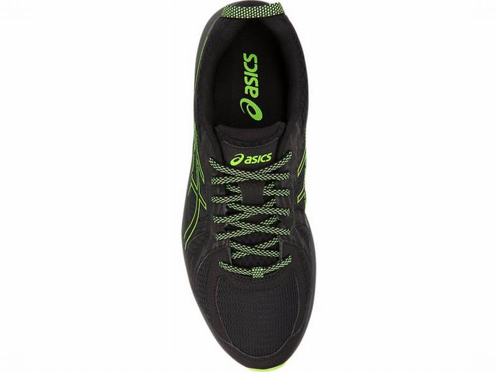 Asics Frequent Trail Men's Running Shoes Black / Green | OCI142967