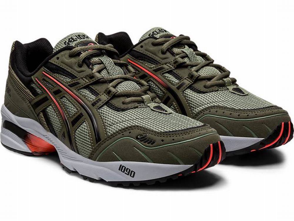 Asics GEL-1090 Men's Sneakers Green | LOP428670