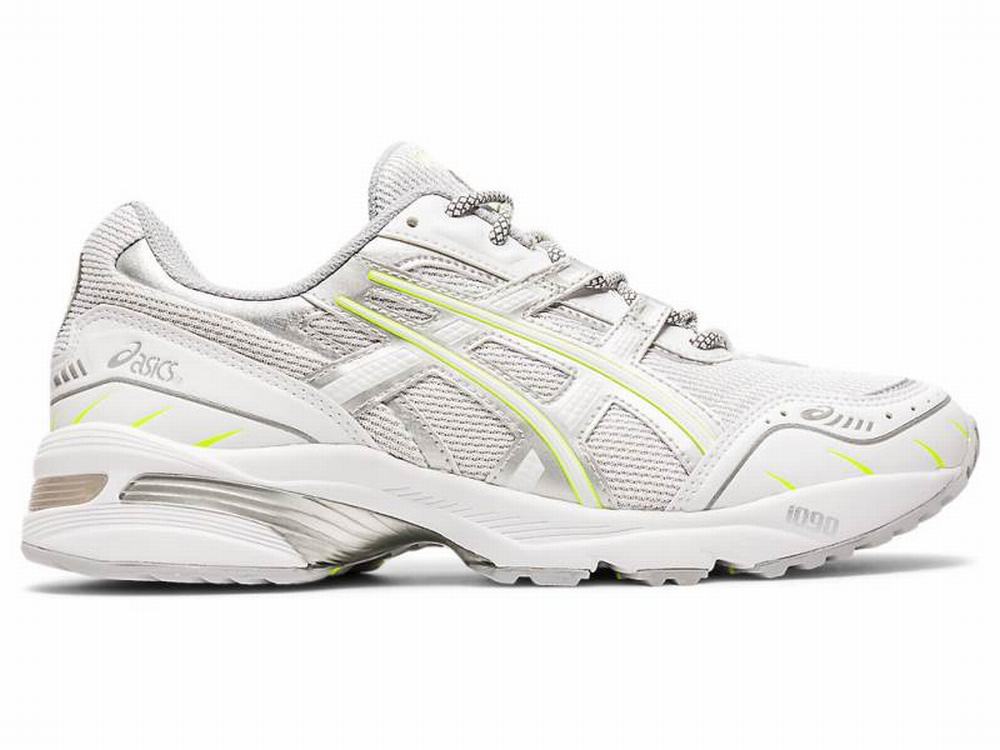 Asics GEL-1090 Men\'s Sneakers White / Silver | PLC416372