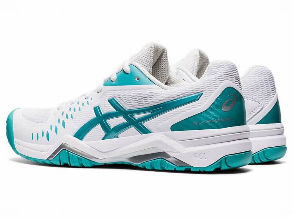 Asics GEL-CHALLENGER 12 Women's Tennis Shoes White / Blue | DJV481250