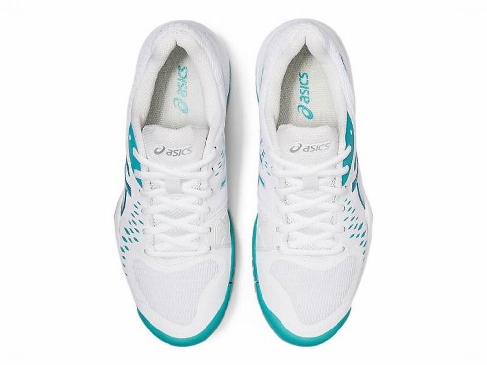 Asics GEL-CHALLENGER 12 Women's Tennis Shoes White / Blue | DJV481250