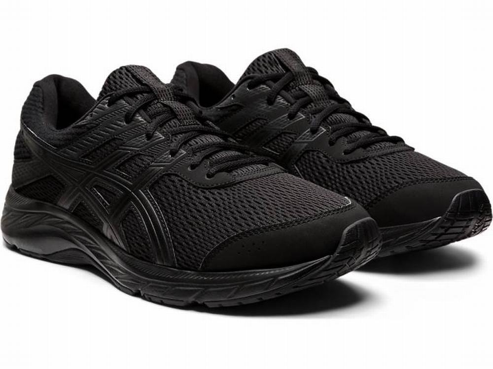 Asics GEL-CONTEND 6 Men's Running Shoes Black | RUM452398