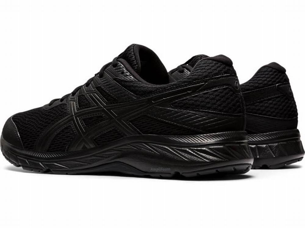 Asics GEL-CONTEND 6 Men's Running Shoes Black | RUM452398