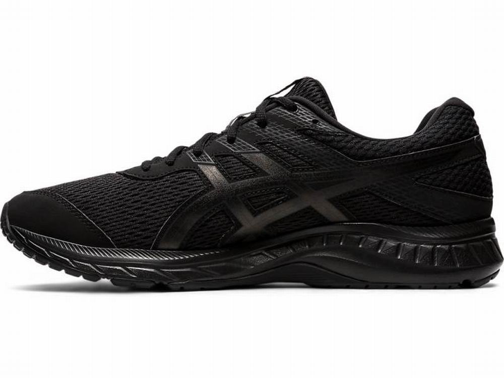 Asics GEL-CONTEND 6 Men's Running Shoes Black | RUM452398