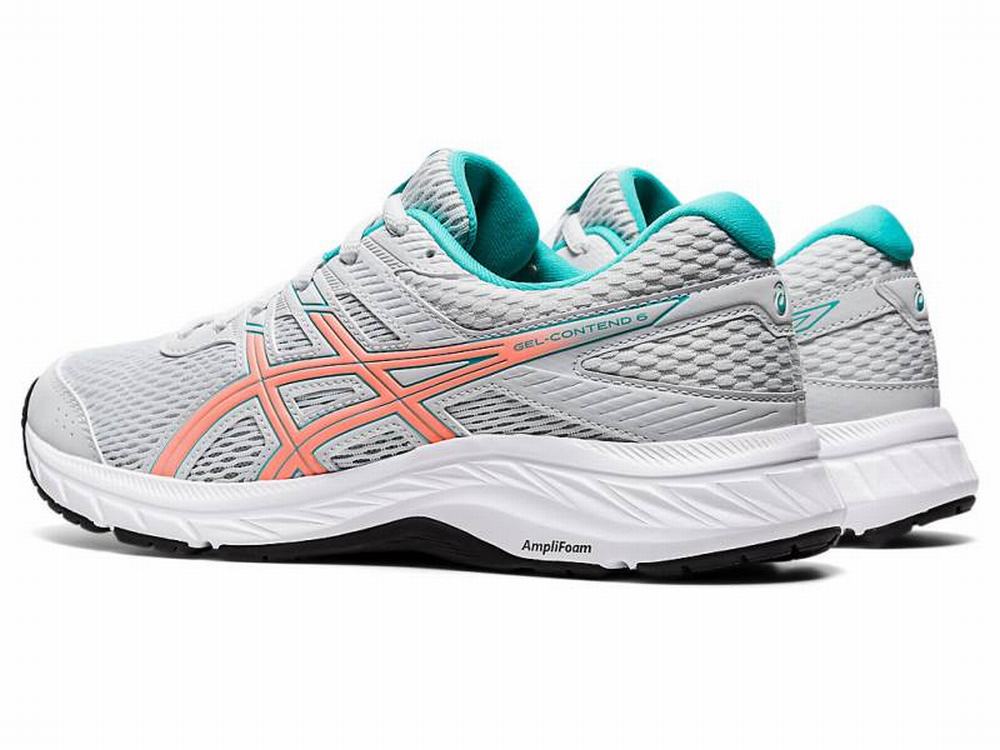 Asics GEL-CONTEND 6 Women's Running Shoes Orange / Coral | PXT429586