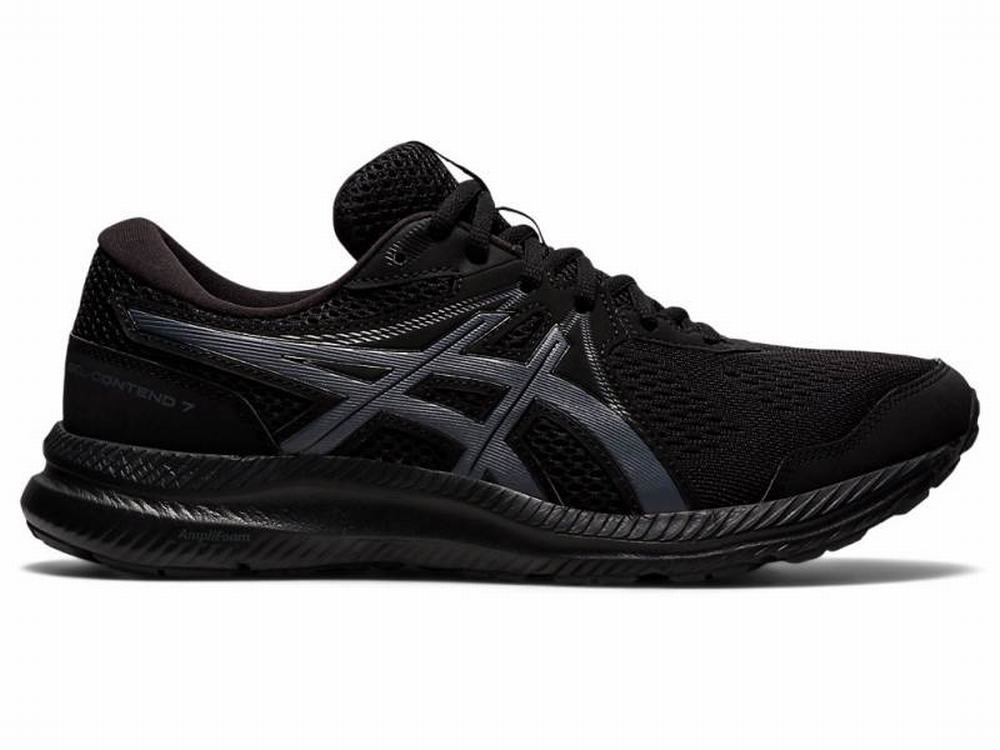 Asics GEL-CONTEND 7 (4E) Men\'s Running Shoes Black / Grey | XNM819065