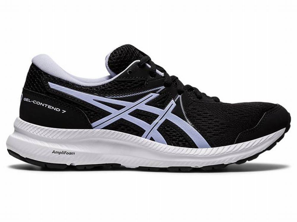 Asics GEL-CONTEND 7 (D) Women's Running Shoes Black | EAO743268