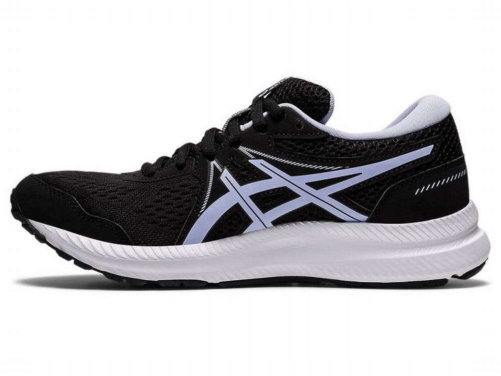 Asics GEL-CONTEND 7 (D) Women's Running Shoes Black | EAO743268