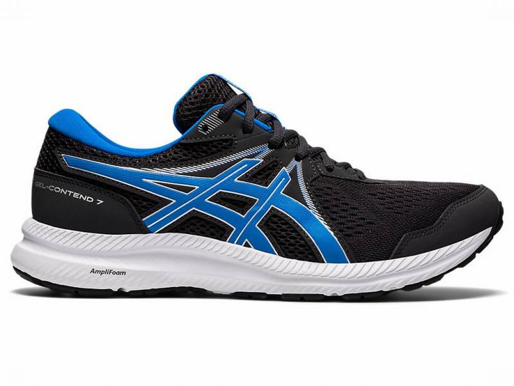 Asics GEL-CONTEND 7 Men's Running Shoes Grey / Blue | AHZ904785