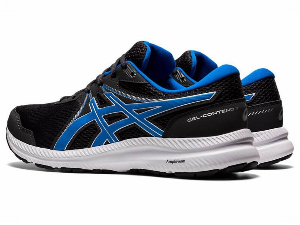 Asics GEL-CONTEND 7 Men's Running Shoes Grey / Blue | AHZ904785