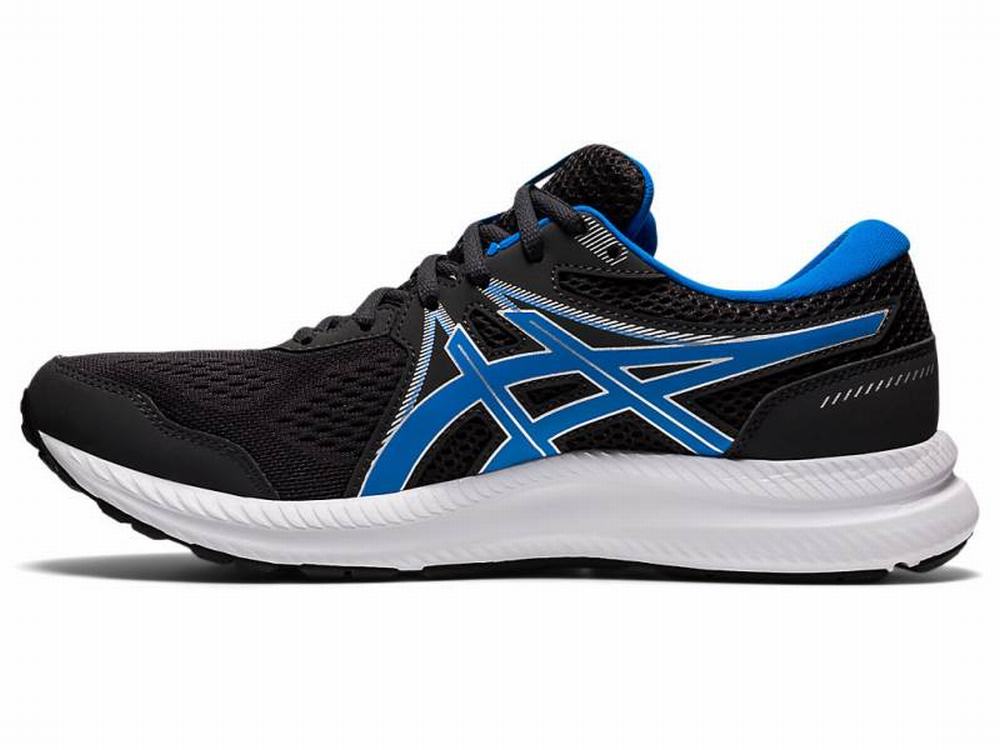 Asics GEL-CONTEND 7 Men's Running Shoes Grey / Blue | AHZ904785