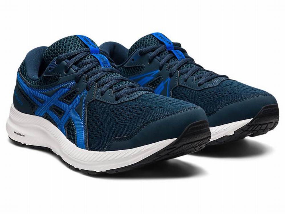 Asics GEL-CONTEND 7 Men's Running Shoes Blue | GKT905286