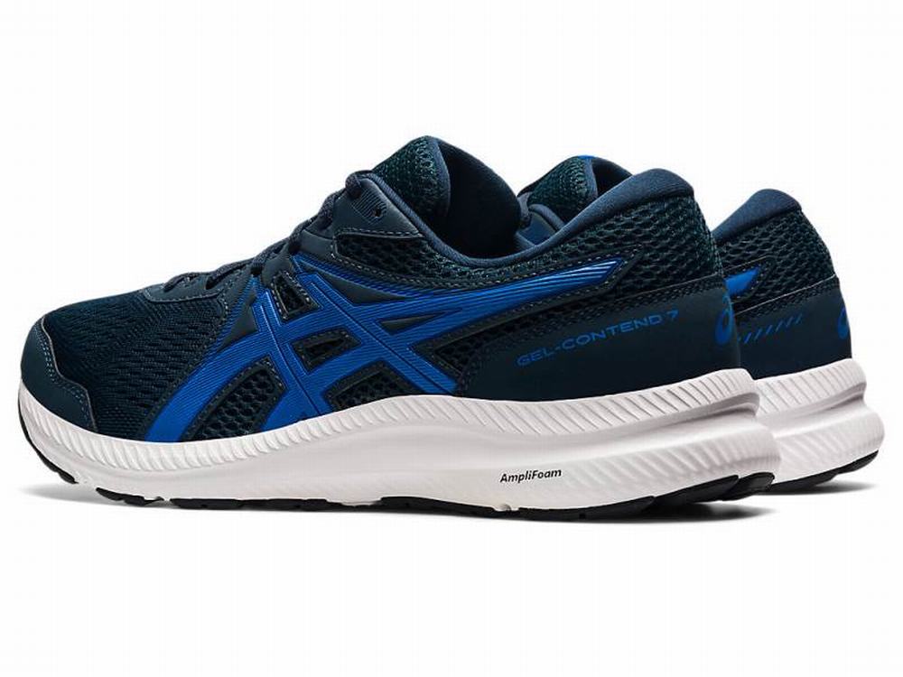 Asics GEL-CONTEND 7 Men's Running Shoes Blue | GKT905286