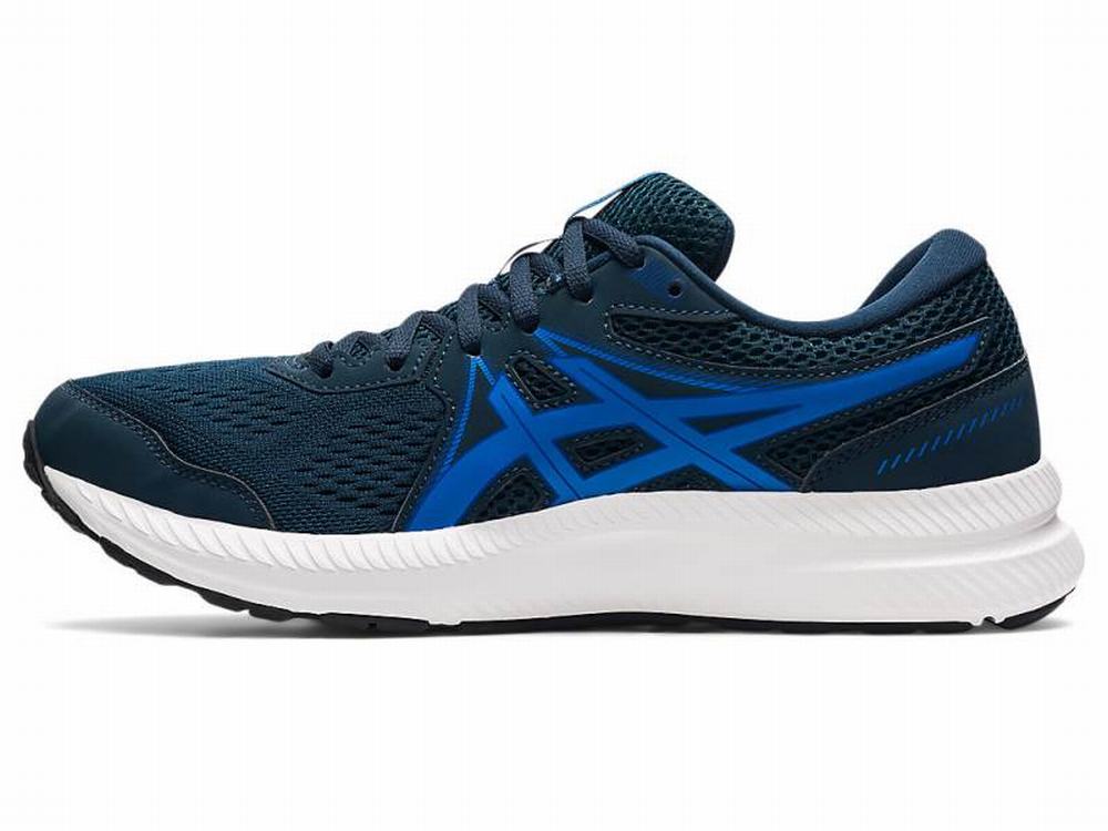 Asics GEL-CONTEND 7 Men's Running Shoes Blue | GKT905286