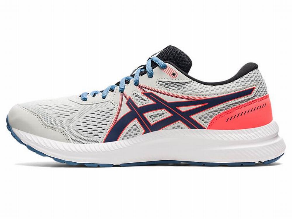 Asics GEL-CONTEND 7 Men's Running Shoes Grey / Blue | HZI701463