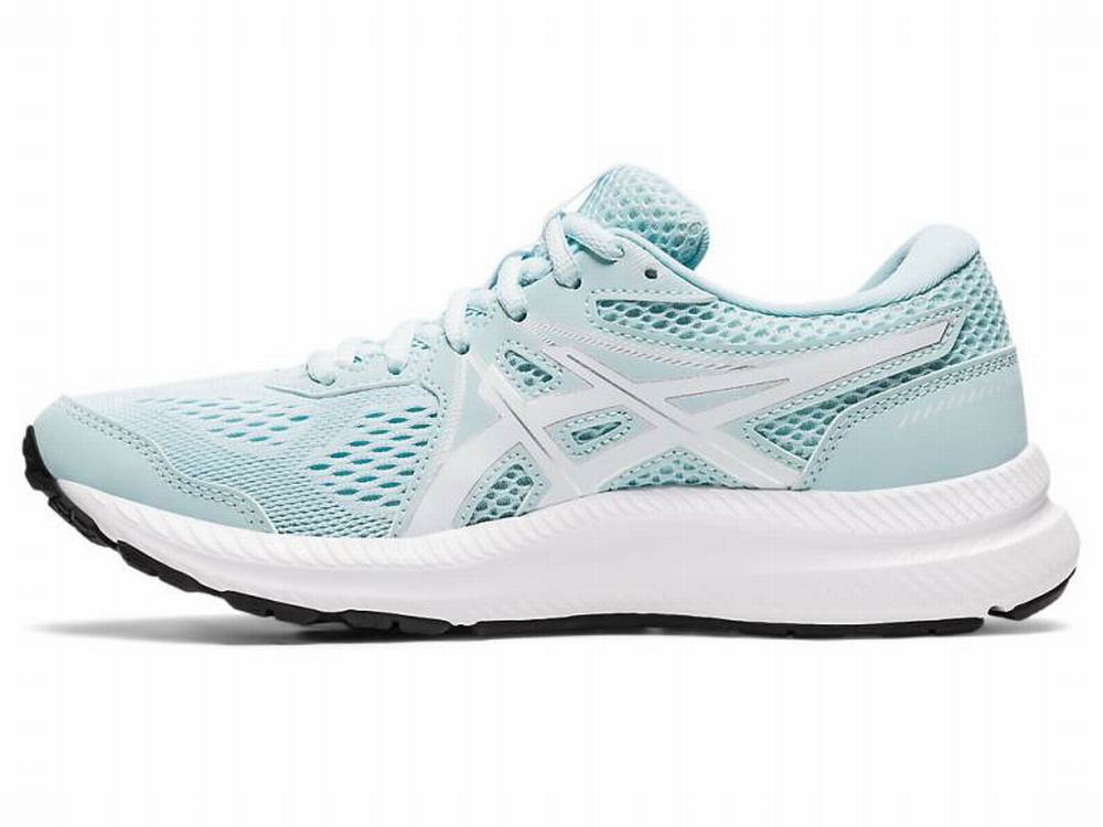 Asics GEL-CONTEND 7 Women's Running Shoes Light Turquoise / White | AJC640952