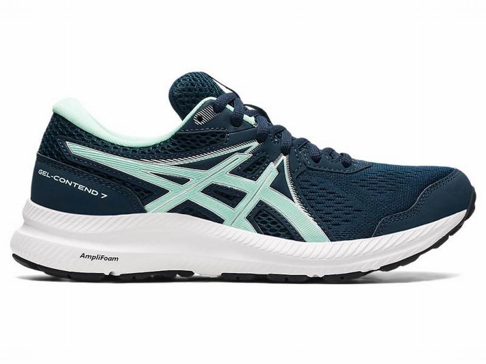 Asics GEL-CONTEND 7 Women's Running Shoes Blue | KCT572613