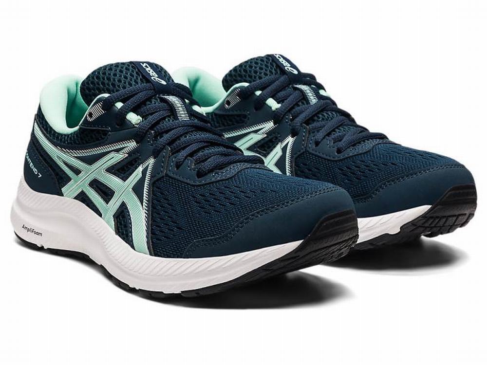 Asics GEL-CONTEND 7 Women's Running Shoes Blue | KCT572613