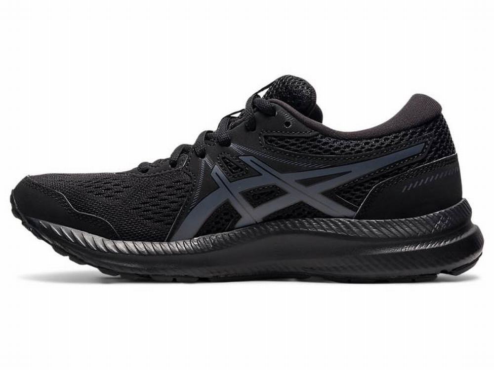 Asics GEL-CONTEND 7 Women's Running Shoes Black / Grey | YPL569012