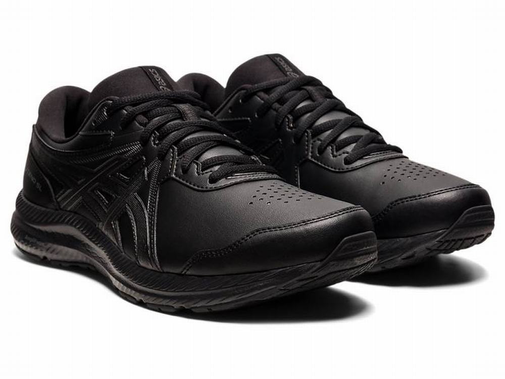 Asics GEL-CONTEND WALKER (4E) Men's Running Shoes Black | CNG821659