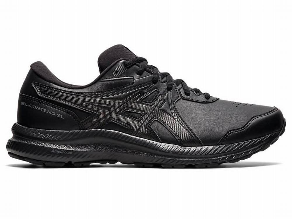 Asics GEL-CONTEND WALKER (4E) Men\'s Running Shoes Black | CNG821659