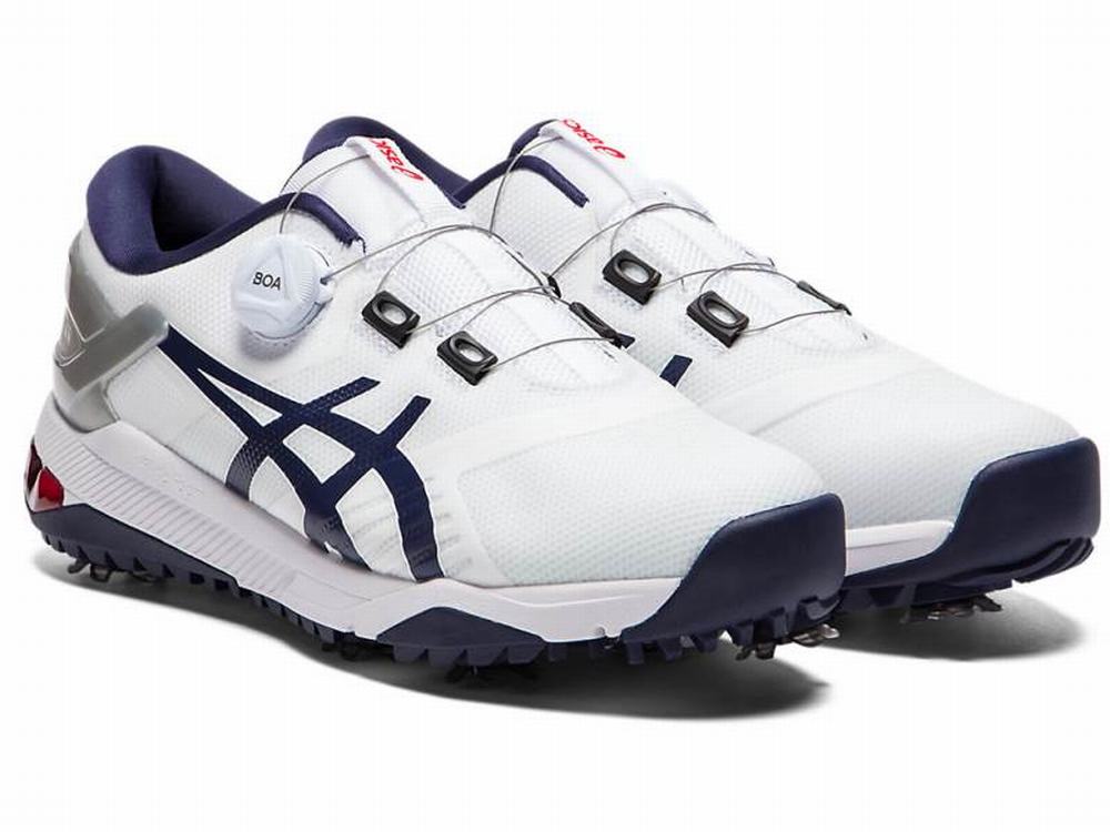 Asics GEL-COURSE DUO Boa Men's Golf Shoes Navy / White | OUT597814