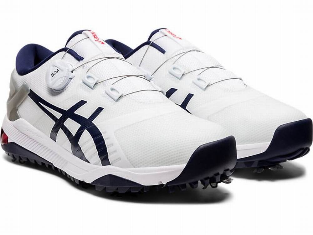 Asics GEL-COURSE DUO Boa Men's Golf Shoes Navy / White | OUT597814