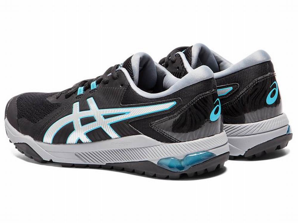 Asics GEL-COURSE GLIDE Men's Golf Shoes Black / Silver | RWE673409