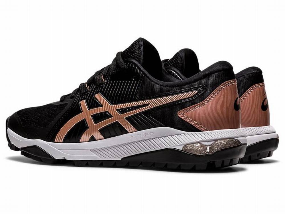 Asics GEL-COURSE GLIDE Women's Golf Shoes Black / Rose / Gold | OMD063712