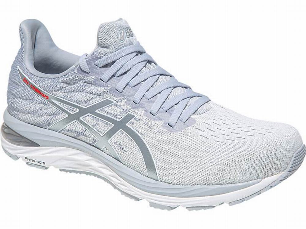 Asics GEL-CUMULUS 21 KNIT Women's Running Shoes White | JUB864715