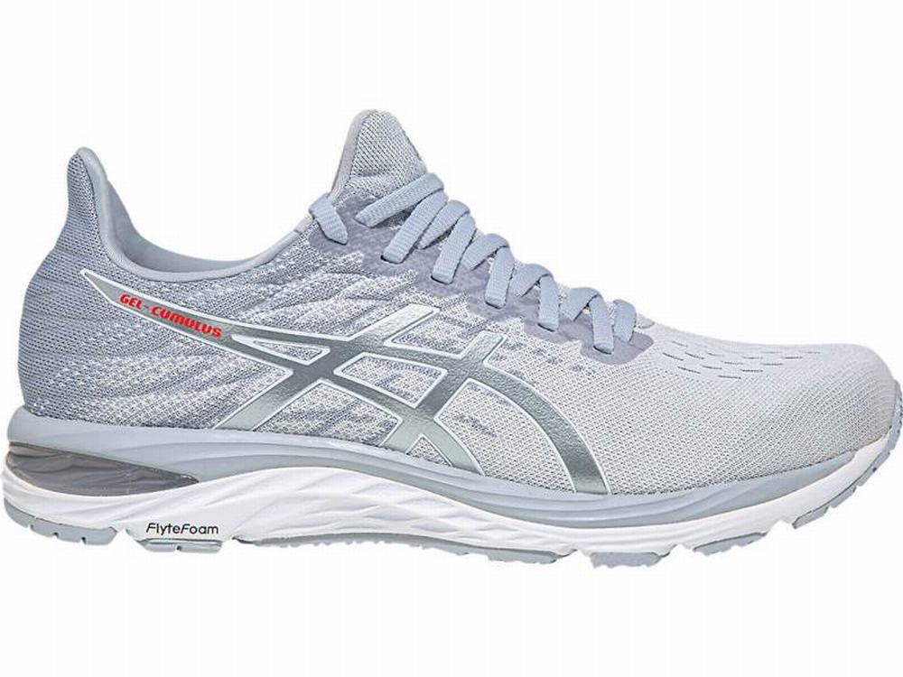 Asics GEL-CUMULUS 21 KNIT Women\'s Running Shoes White | JUB864715