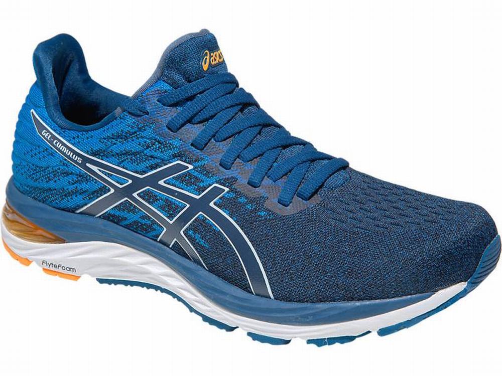 Asics GEL-CUMULUS 21 Men's Running Shoes White / Blue | AJE602193