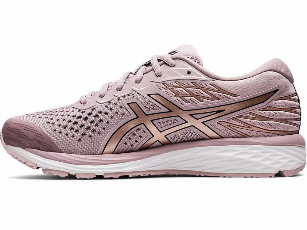 Asics GEL-CUMULUS 21 Women's Running Shoes Rose / Gold | FNO713628