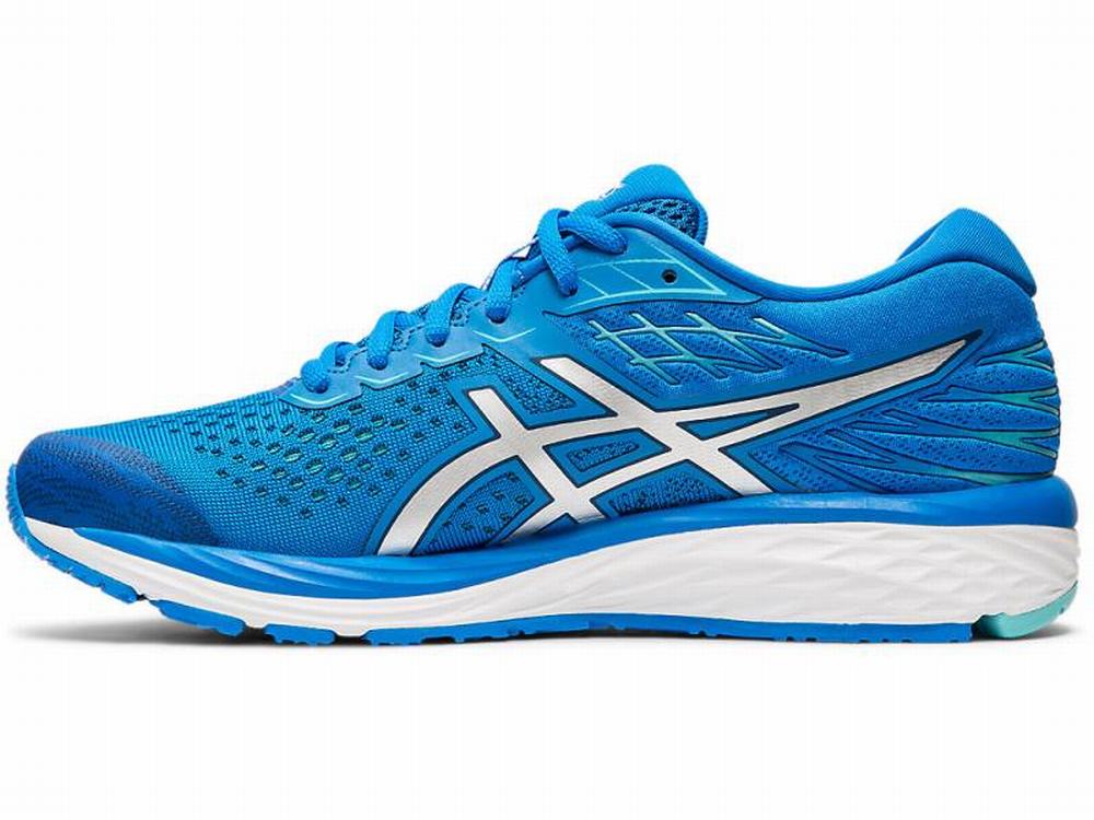 Asics GEL-CUMULUS 21 Women's Running Shoes Blue / Silver | LFJ510629